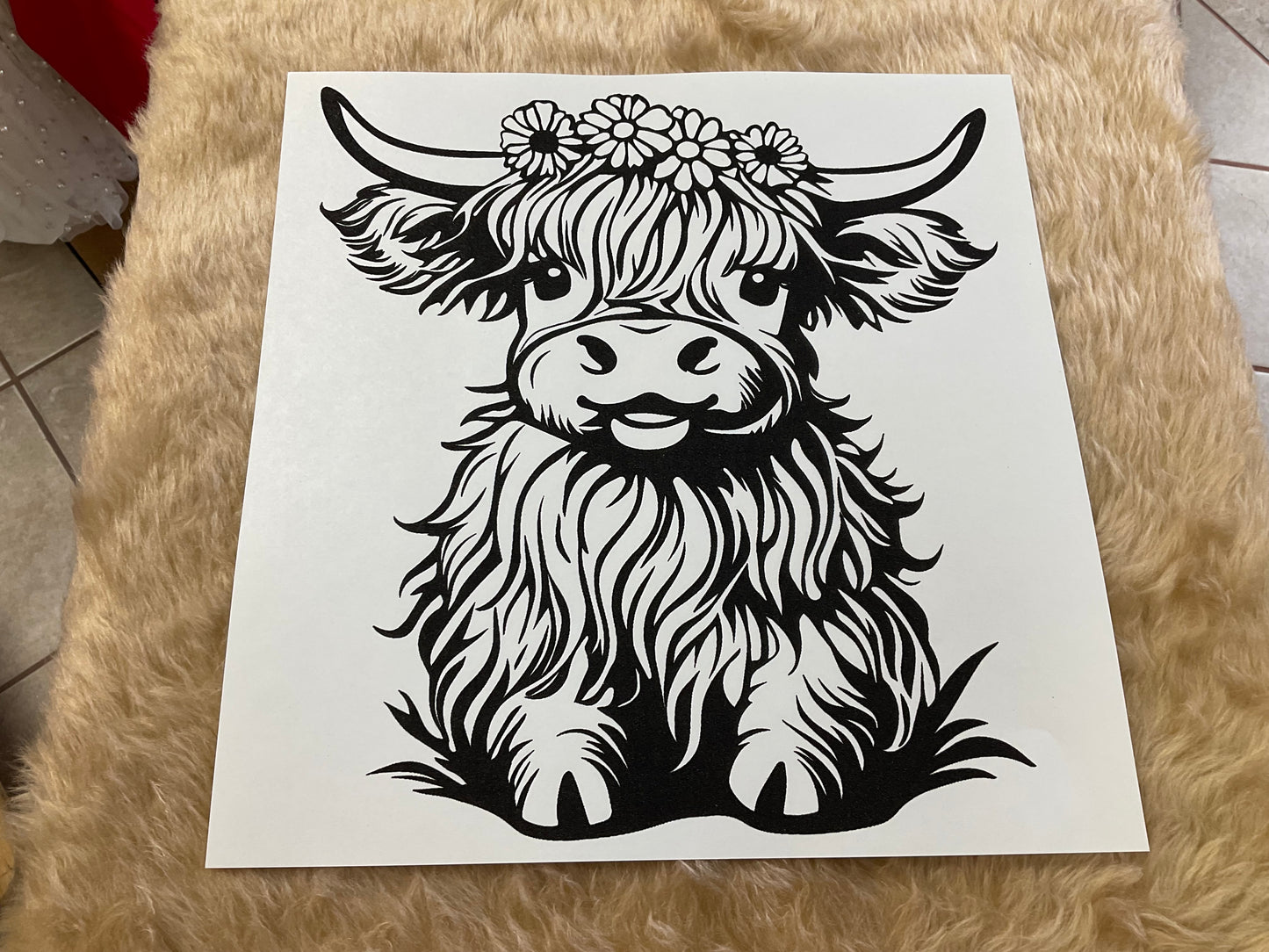 Highland Cow Screen