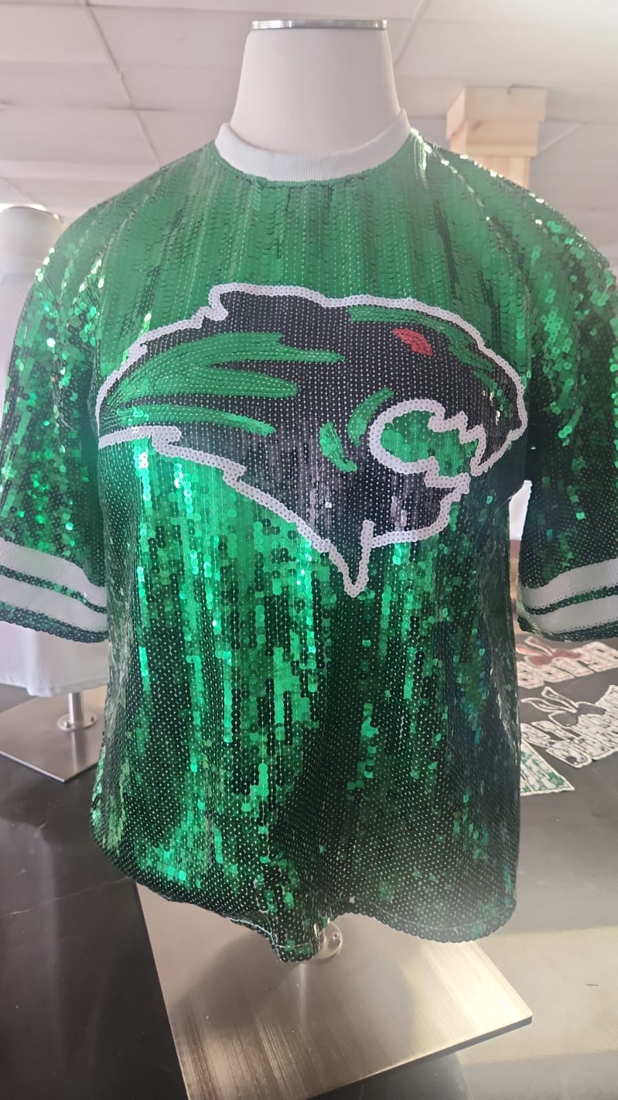 Wolverines Sequins top
