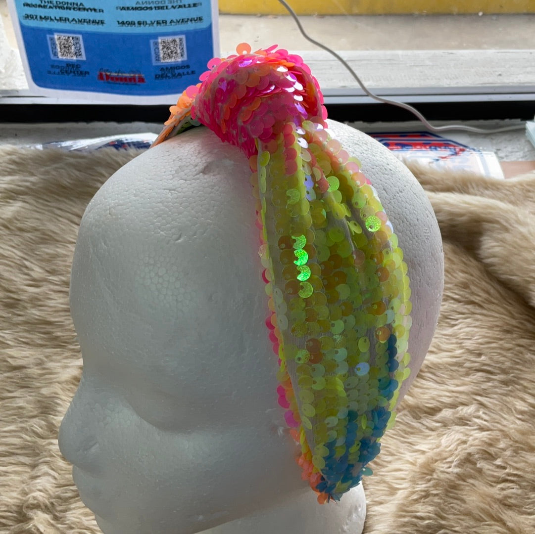 Orange/yellow SHIMMER Headband