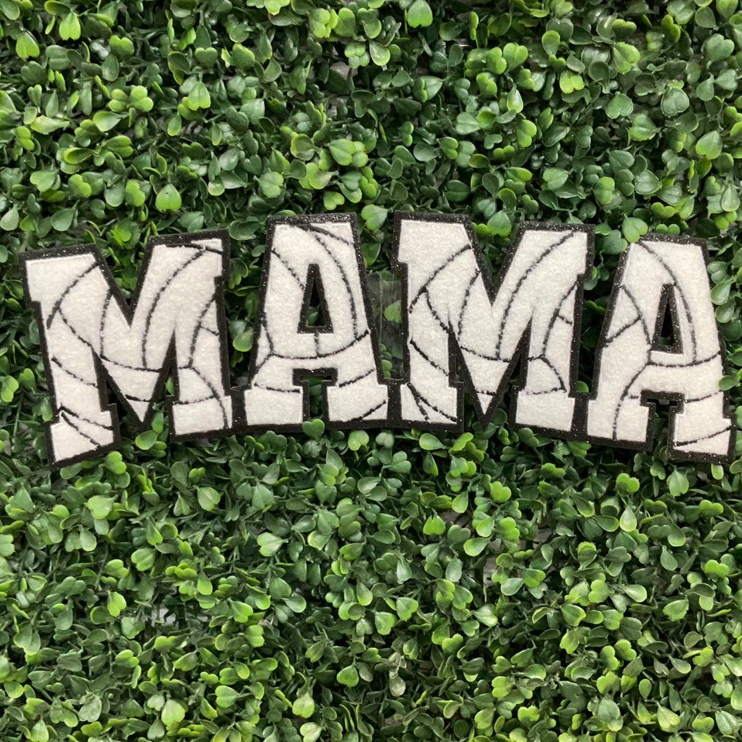 Mama VOLLEYBALL Chenille Patch