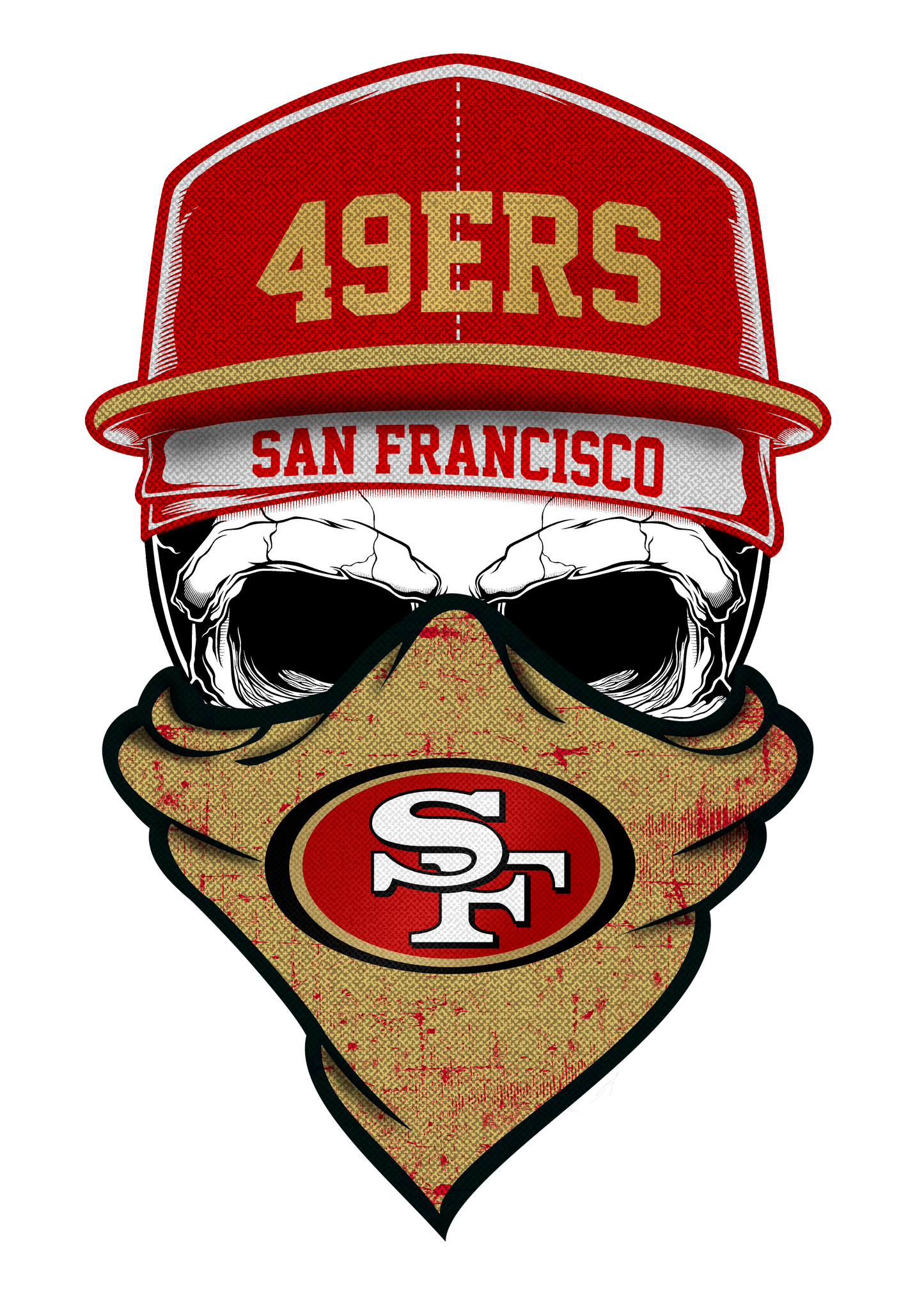 49ers skull