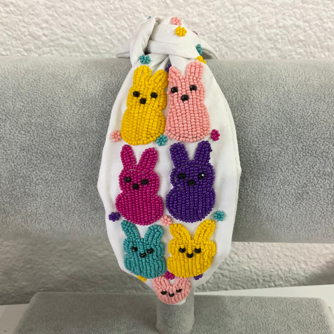 White Peeps Headband