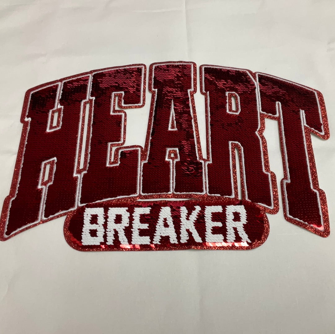 Heart Breaker Sequins Patch