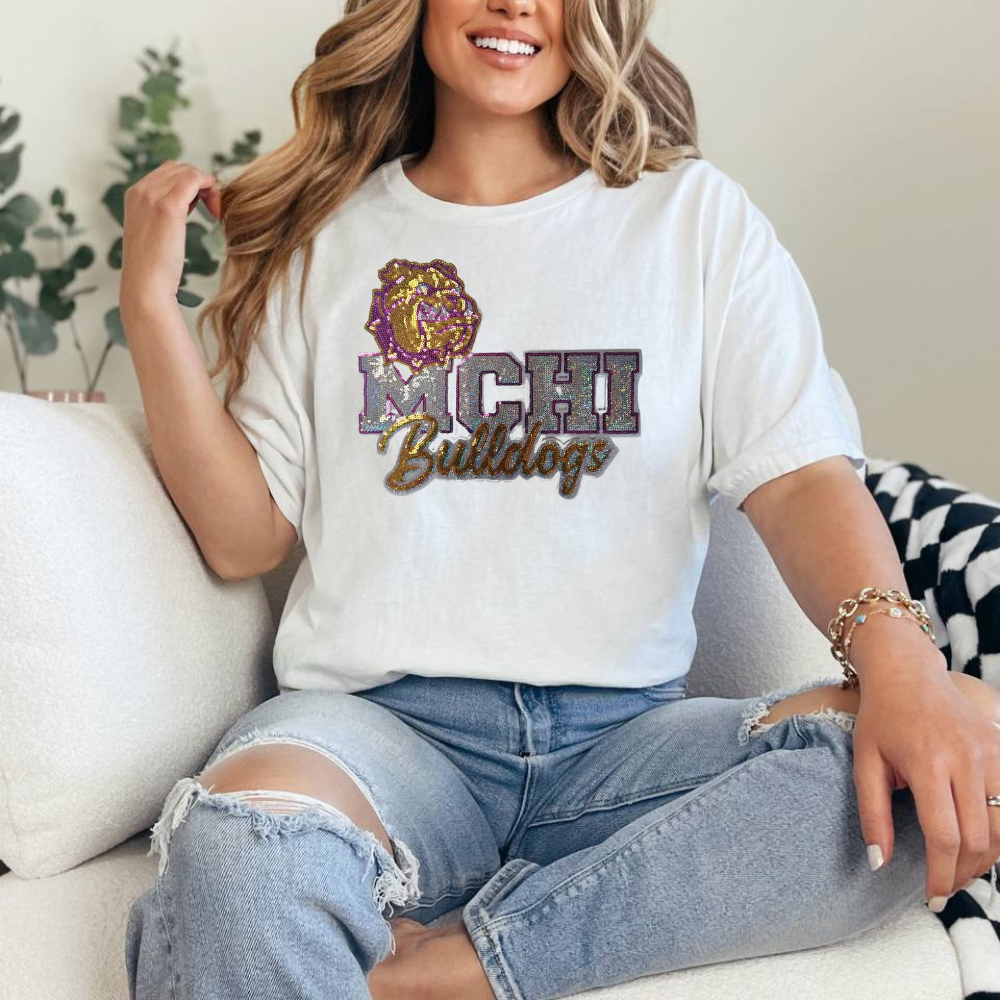 Mchi Bulldogs sequins