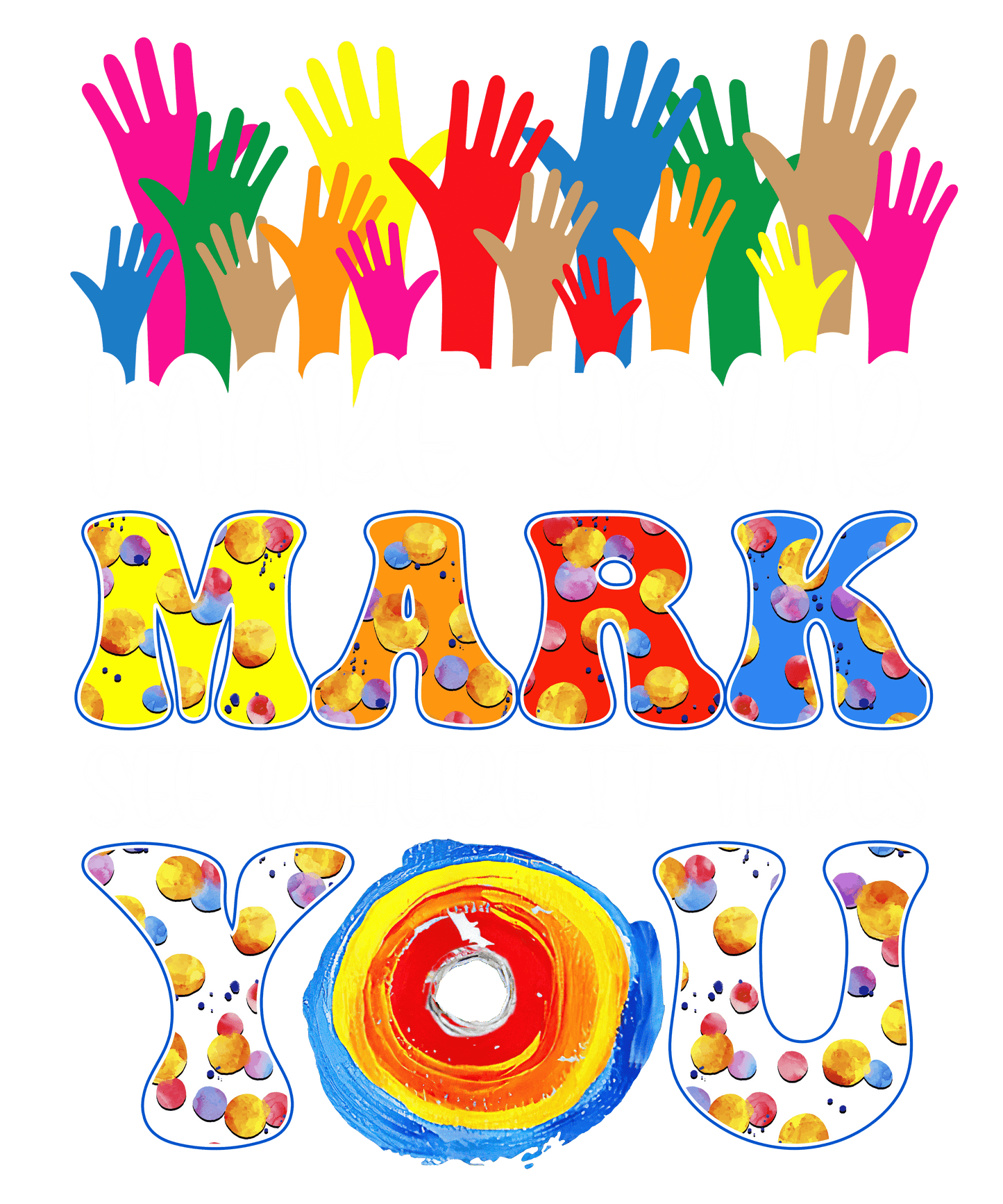 MARK YOU -White Letters