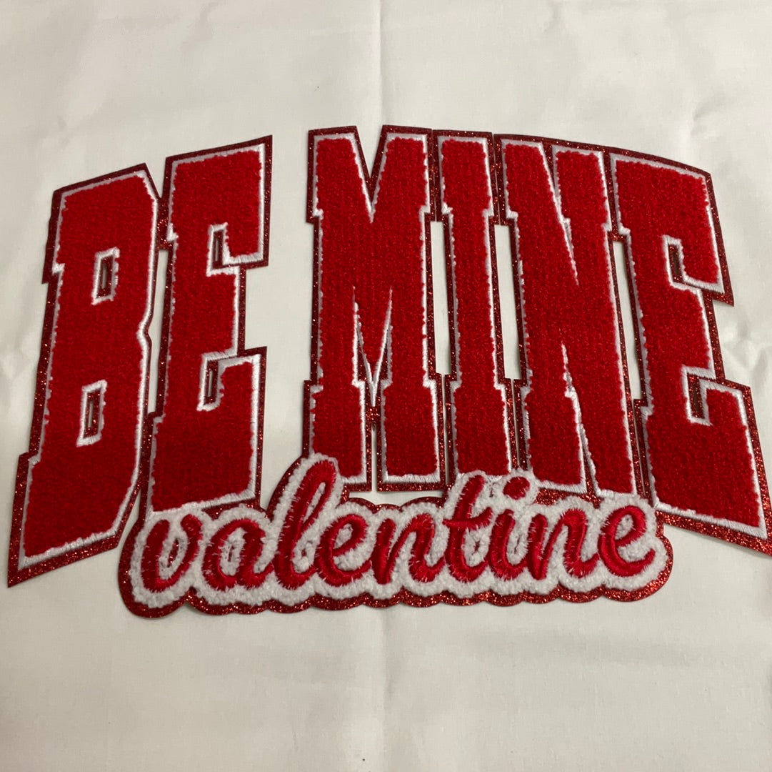 Youth Be Mine Chenille Red Patch