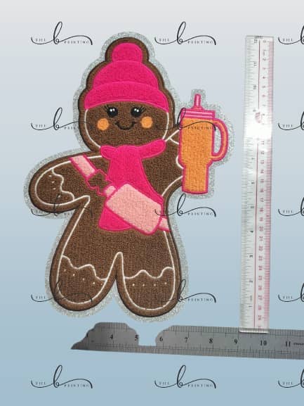 Gingerbread Girl chenille patch
