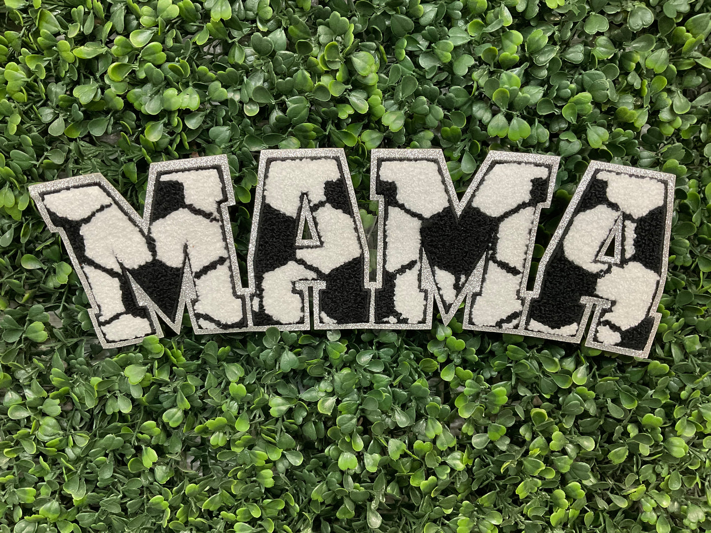 Mama SOCCER Chenille Patch