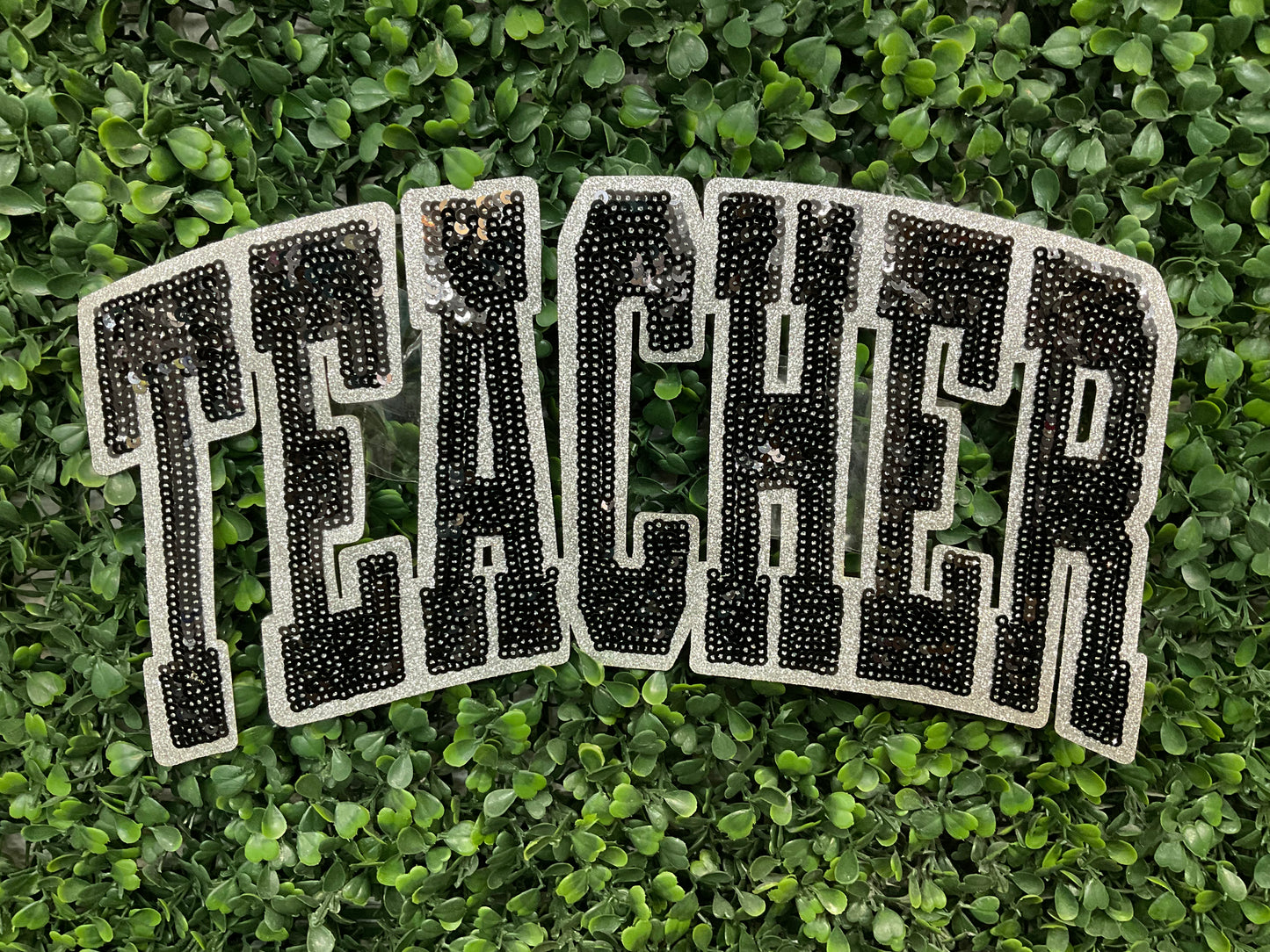 Teacher SEQUINS Patch