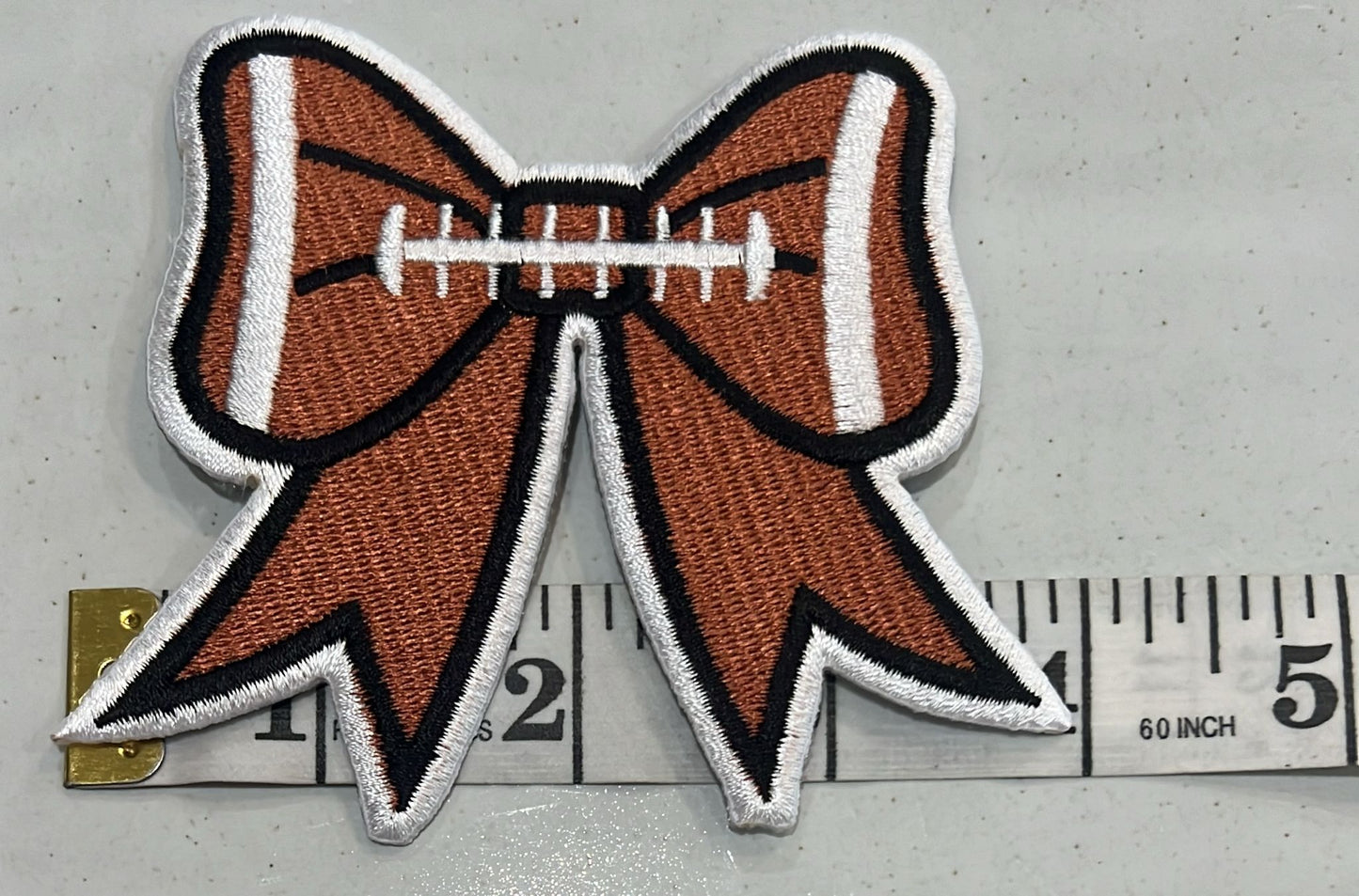 Football bow Patch