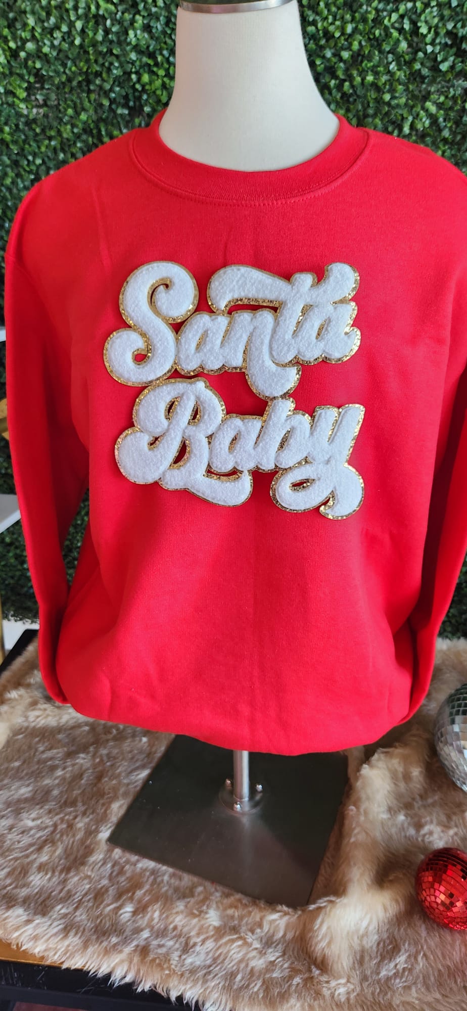 Santa Baby White