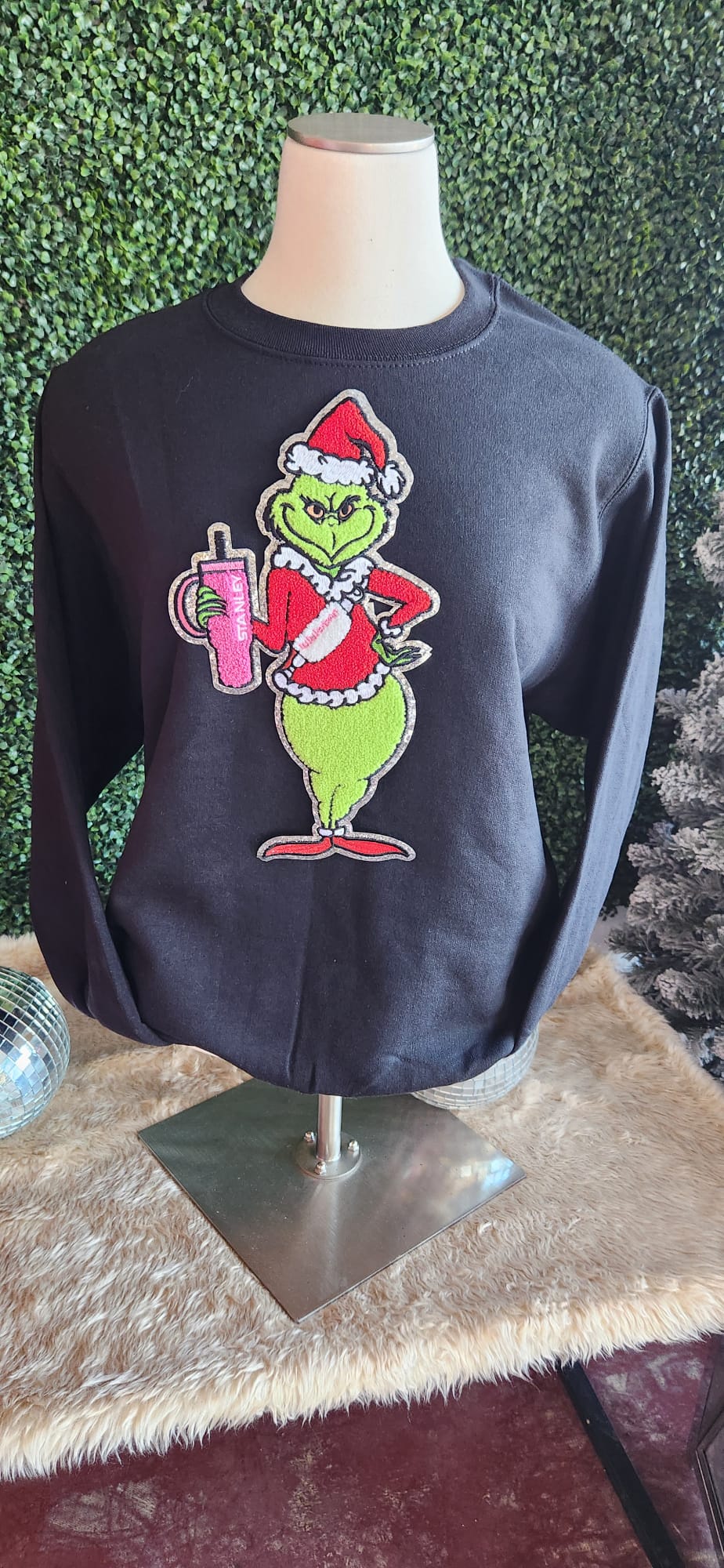 G w/ Silver Glitter Sweater