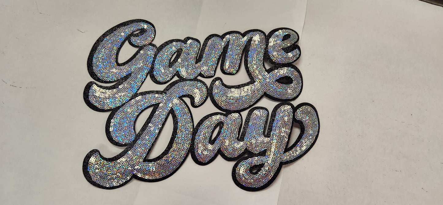 Game Day sequins patch