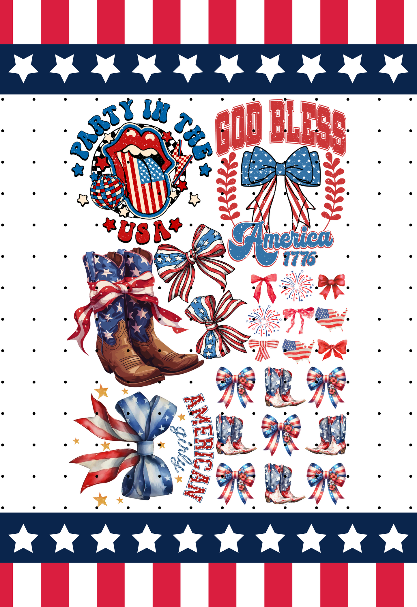 Patriotic Adult & Youth sizes