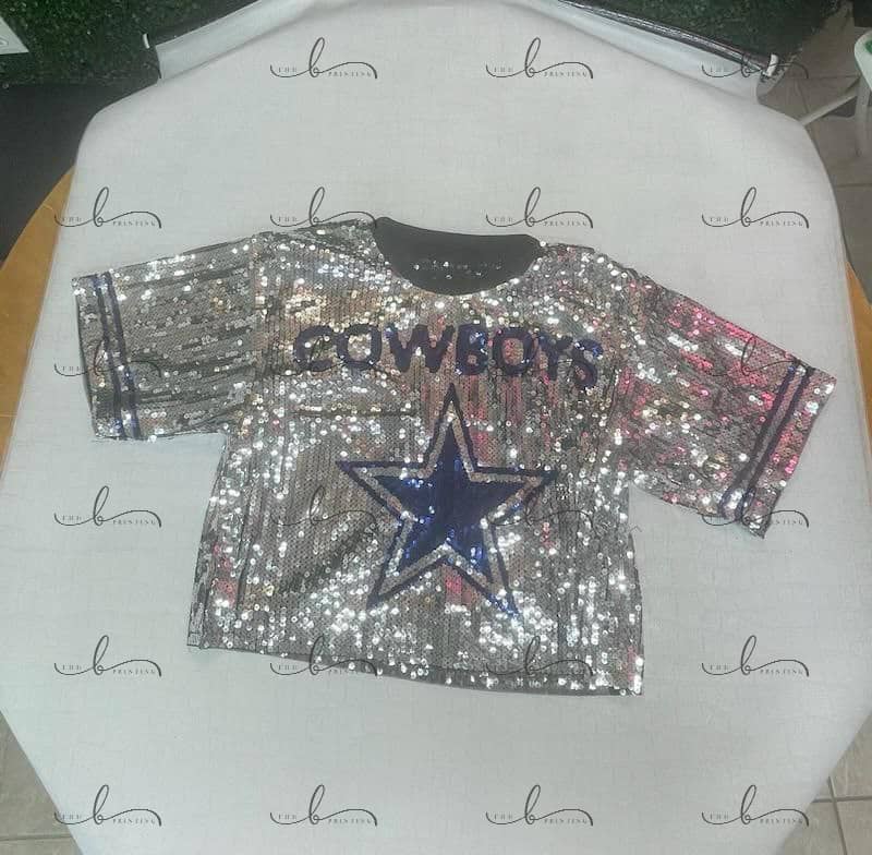 Dallas sequins top