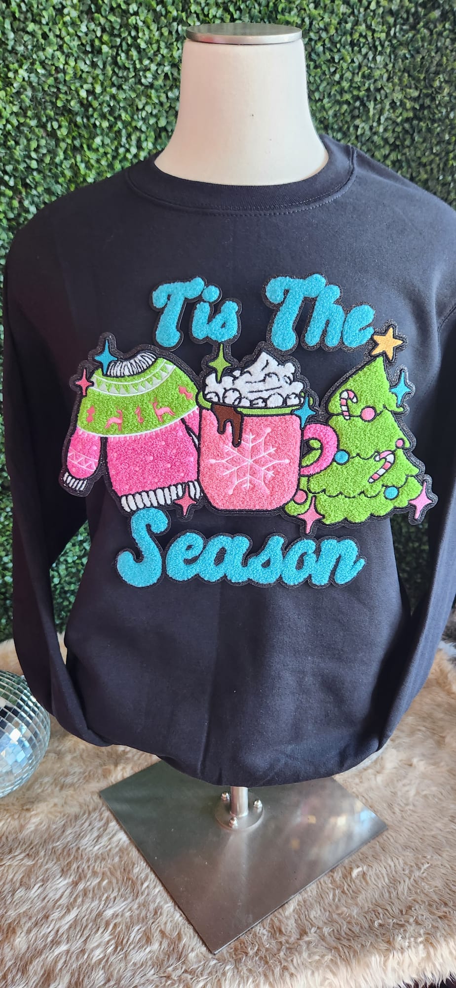 Tis the Season Blue Sweater