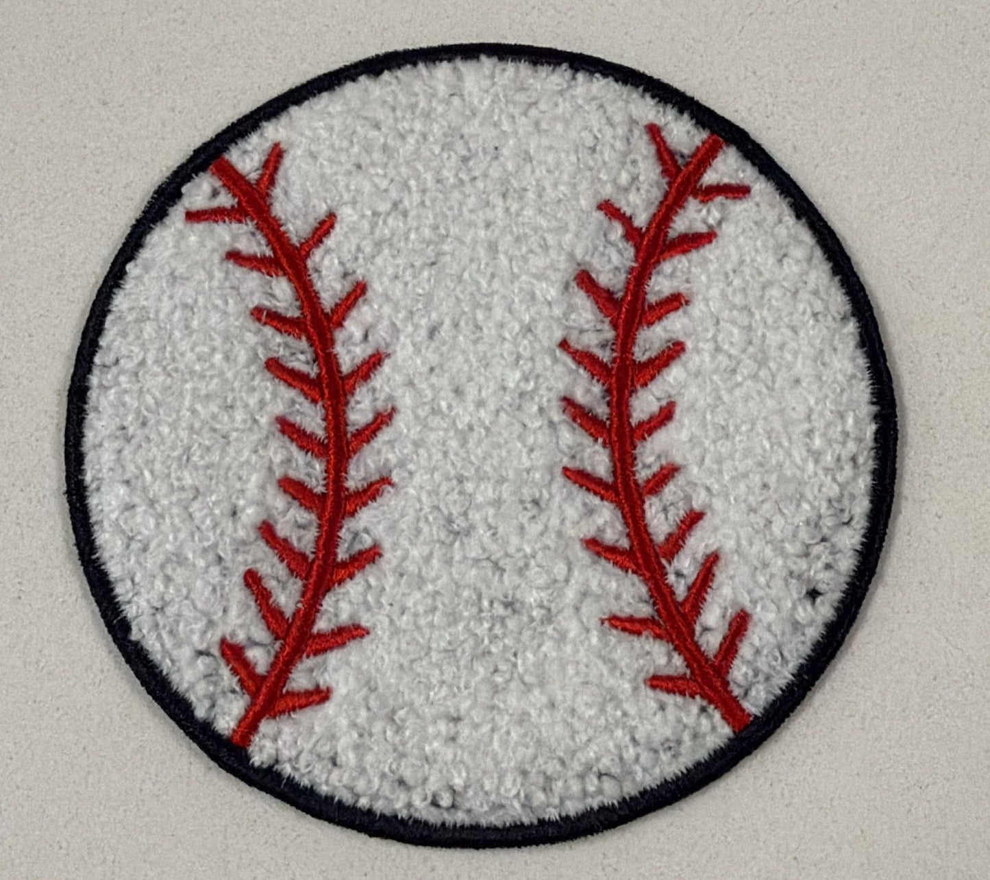 Chenille Baseball Patch.