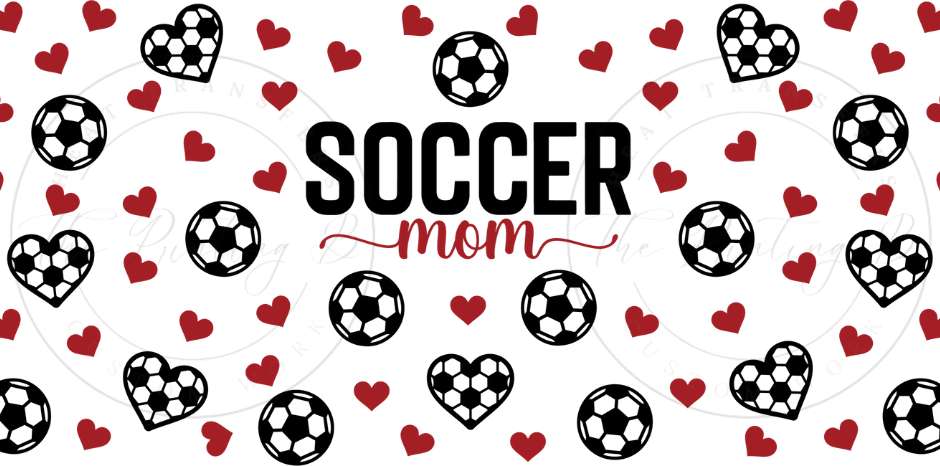 Soccer Mom UVDTF Glass Can Wrap