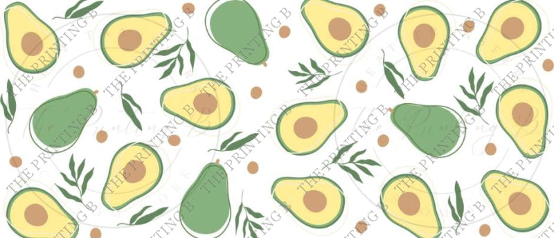 Avocado Uvdtf Glass Can Wrap - 12