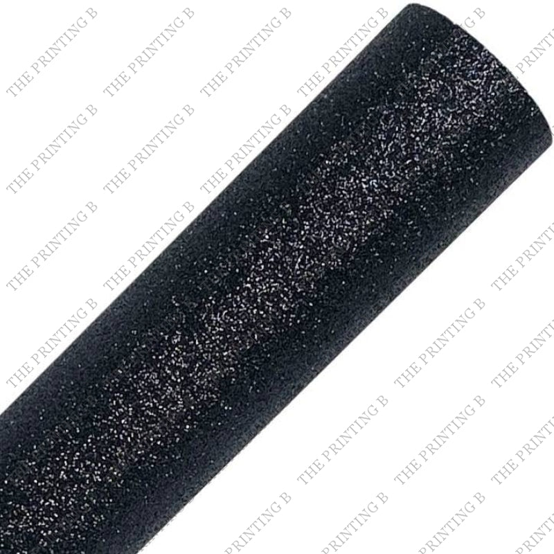 Black Glitter Htv Sheet