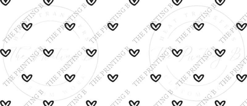Black Hearts Uvdtf Glass Can Wrap - 38