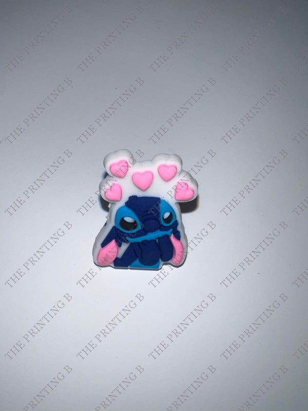 Blue Alien Straw Topper