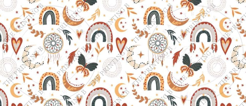 Boho Western Uvdtf Glass Can Wrap - 29