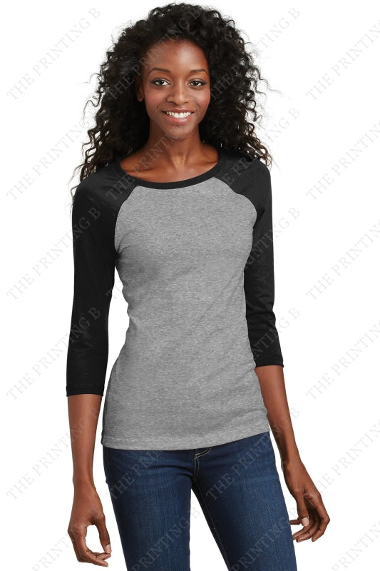 District 3/4-Sleeve Raglan Tee