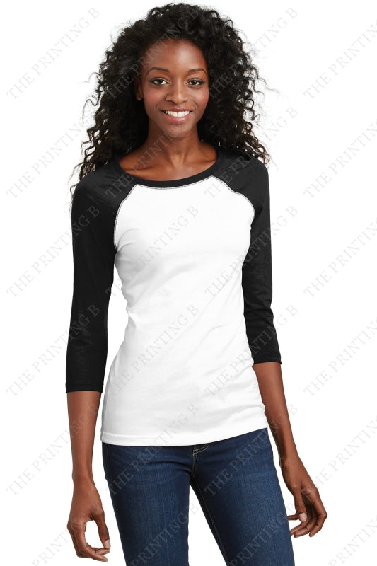 District 3/4-Sleeve Raglan Tee