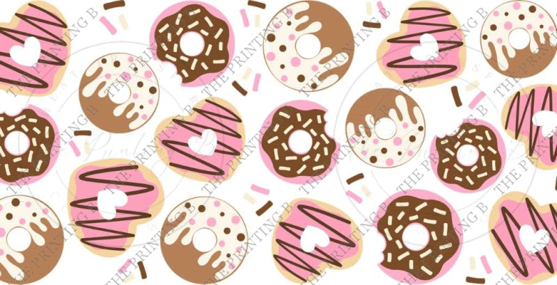 Donuts Uvdtf Glass Can Wrap