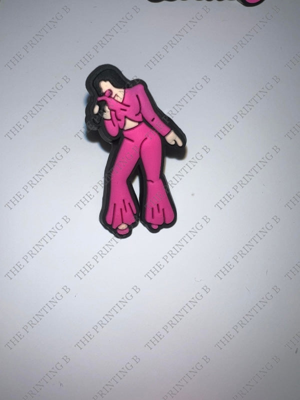 Girl Singer Straw Topper