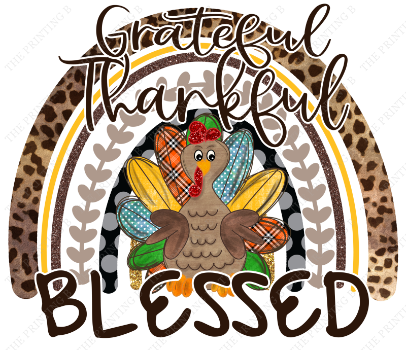Grateful Glitter Rainbow