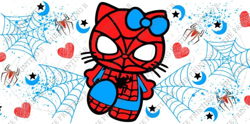 Kitty Spider Uvdtf Glass Can Wrap - 71