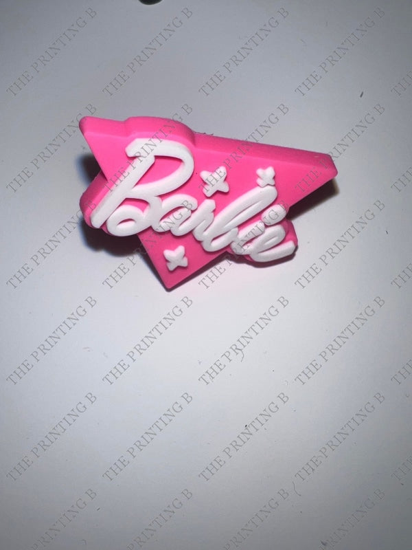 Pink Girl Straw Topper