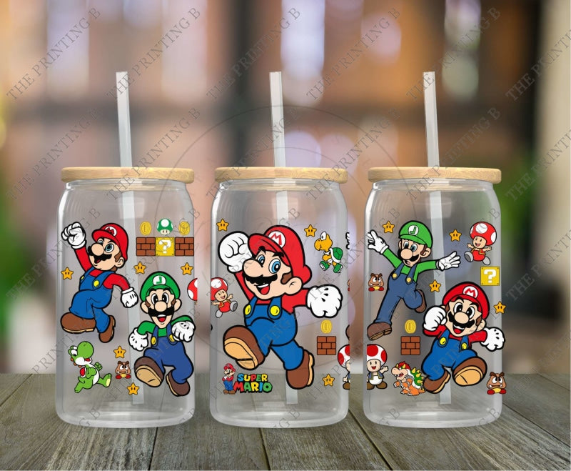 Plumber Friends Uvdtf Glass Can Wrap - 57