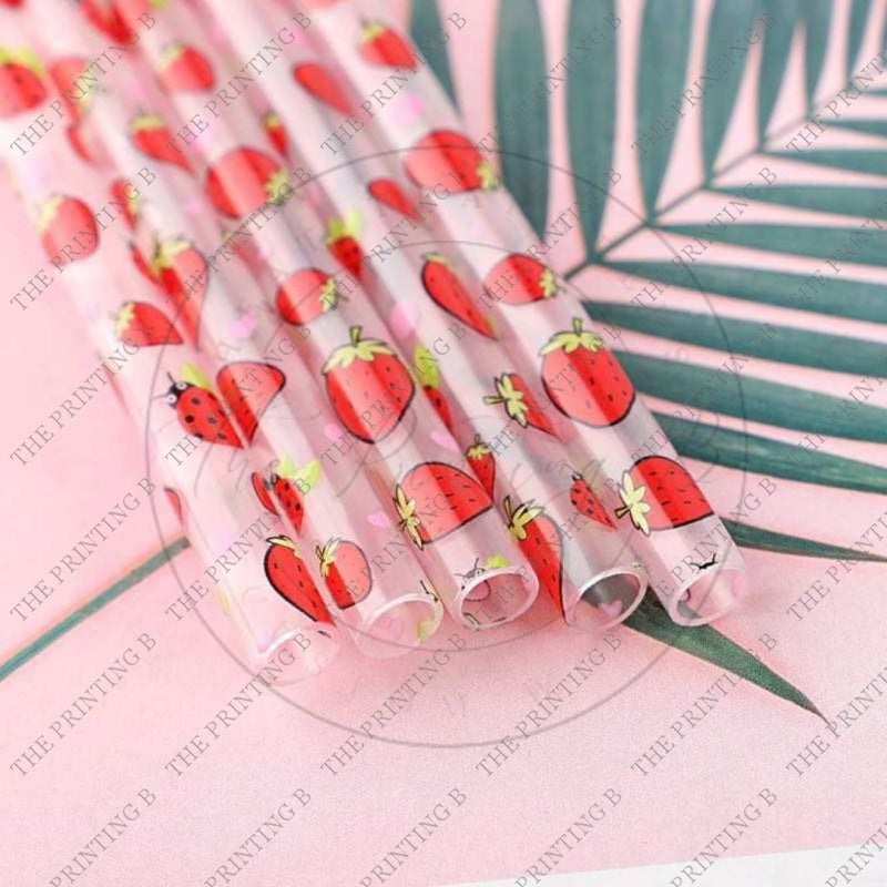 Strawberries Straw