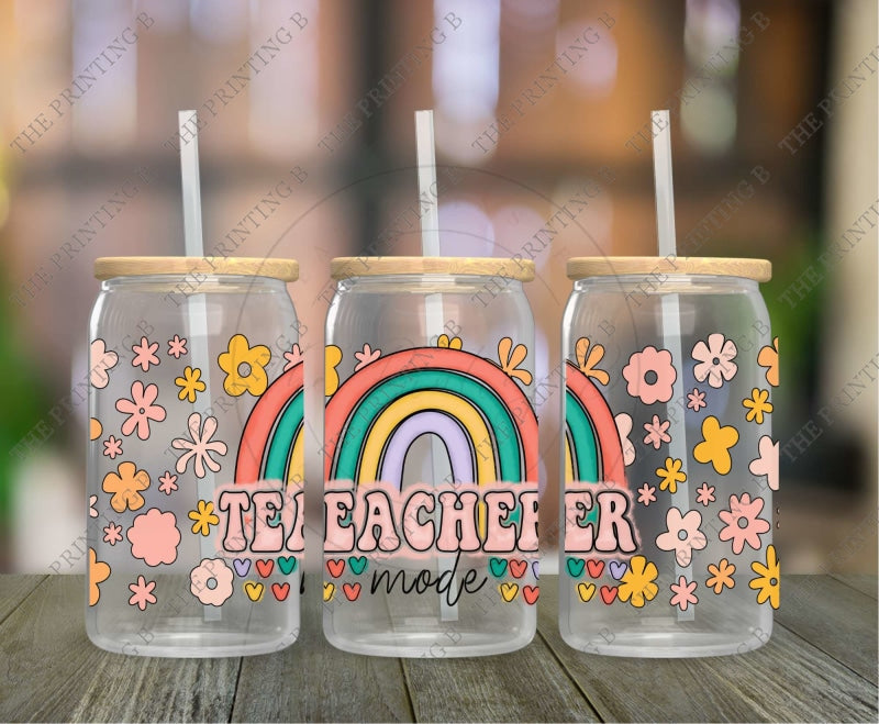 Teacher Mode Uvdtf Glass Can Wrap - 80