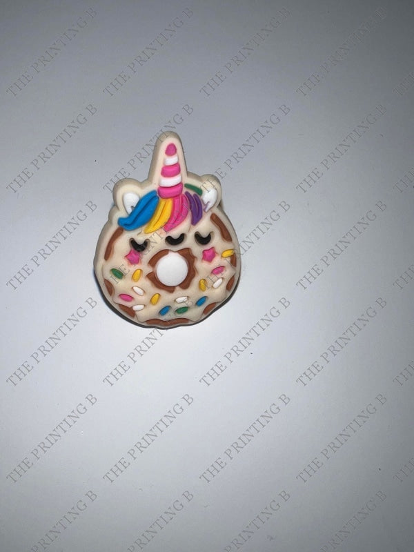 Unicorn Donut Straw Topper