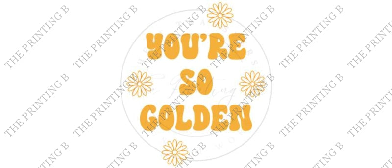 Youre So Golden Uvdtf Glass Can Wrap