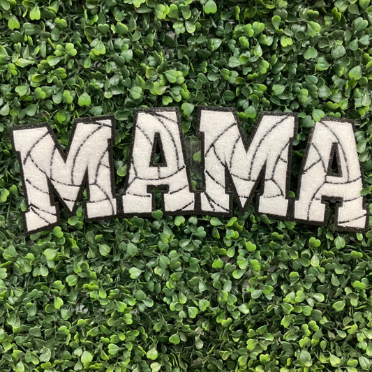 Mama VOLLEYBALL  Chenille Patch