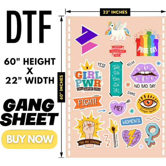 DTF GANG SHEET - up to 192"