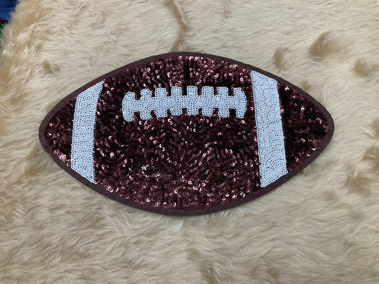 Football Sequins Patch