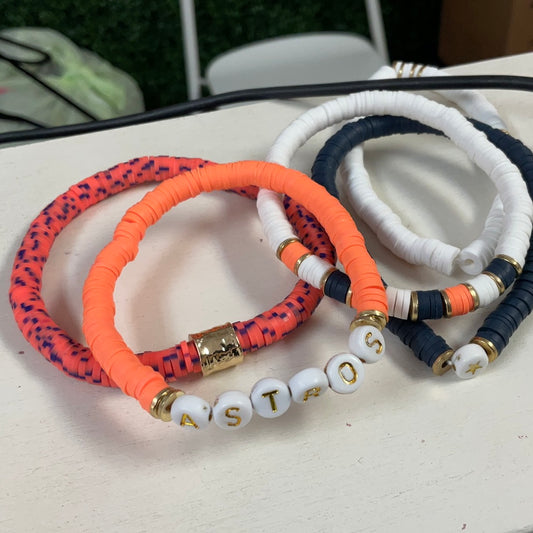Orange Bracelet set