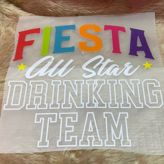 Fiesta All Star Drinking Team