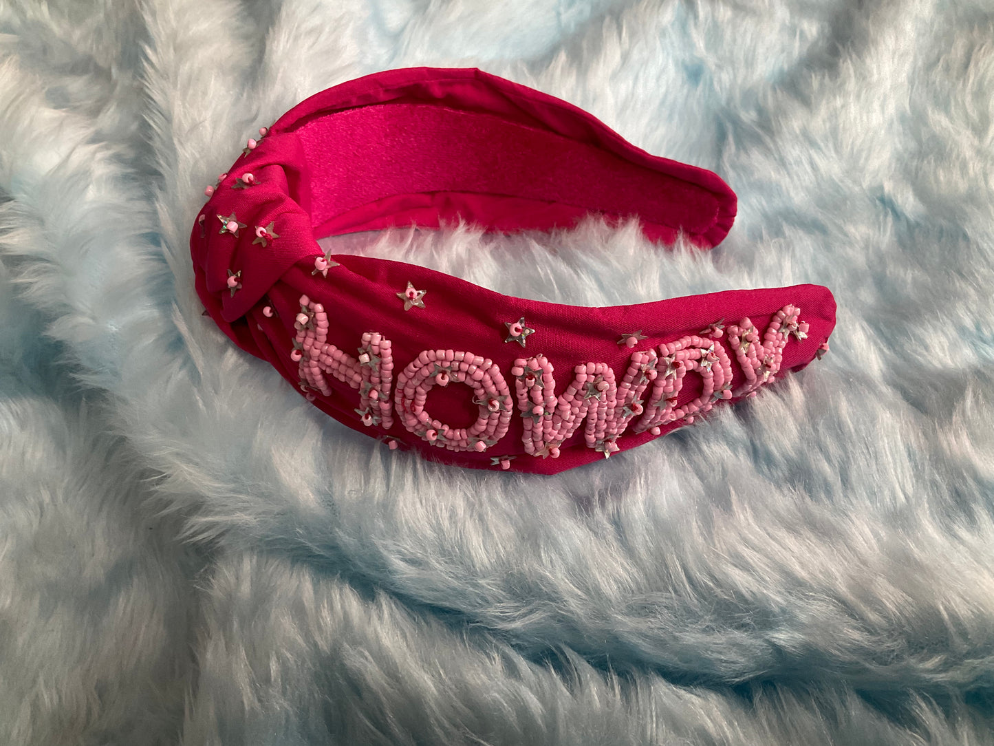 Pink howdy  Headband