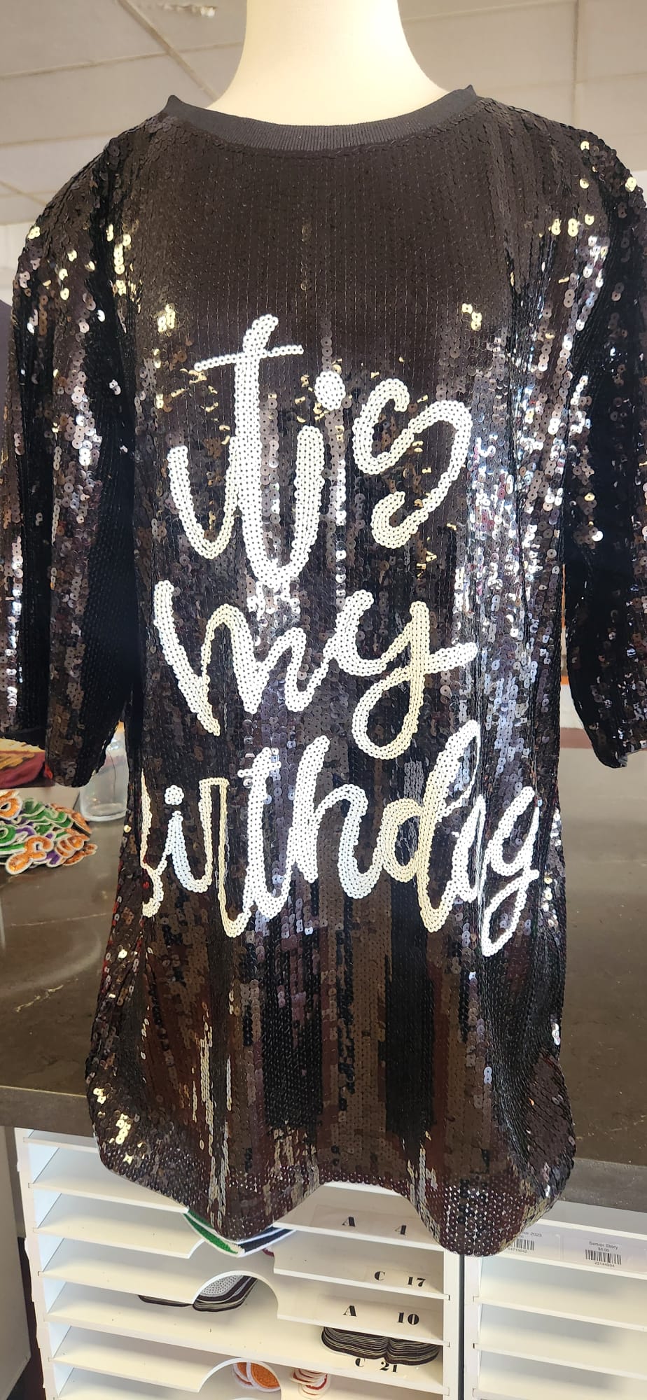 It's my Birthday sequins top