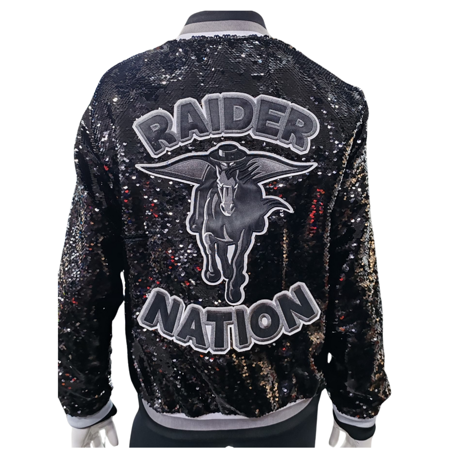 Raiders sequins jacket (Pre -Sales)