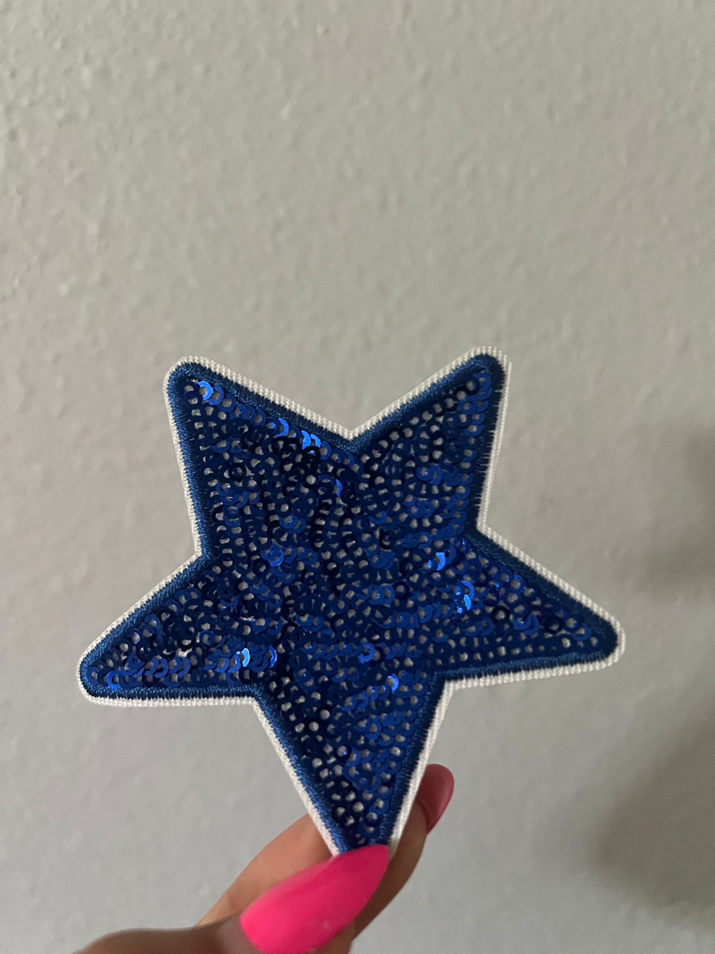 Sequins Blue star