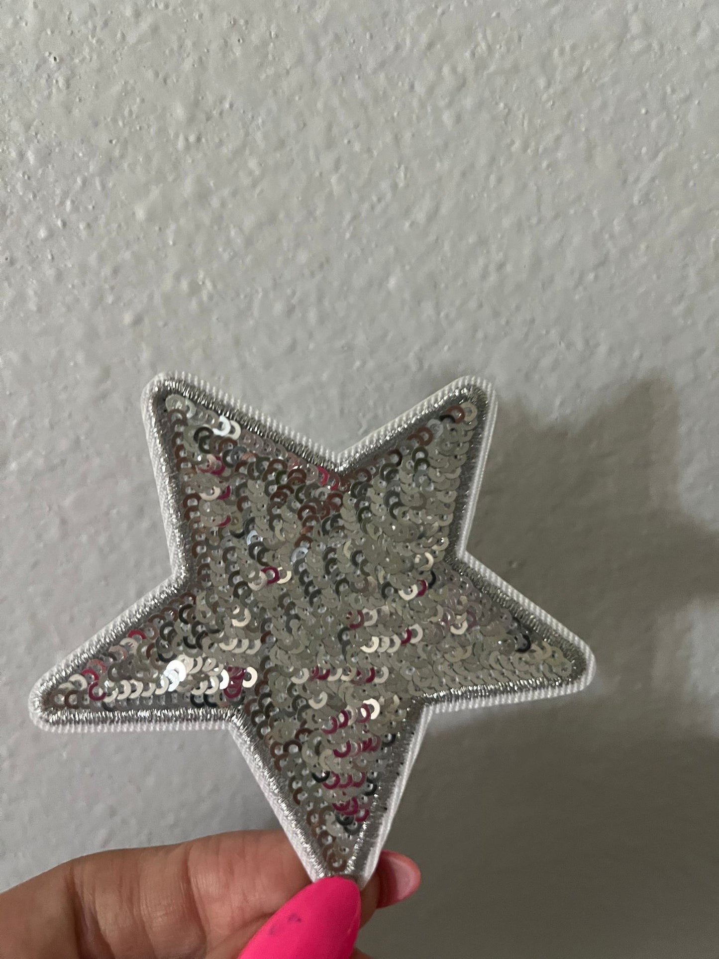 Star Silver Sequins