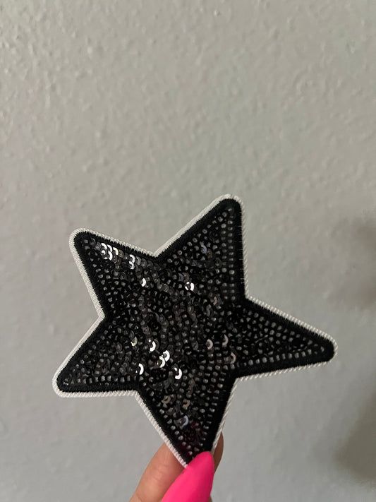 Sequins Black Star